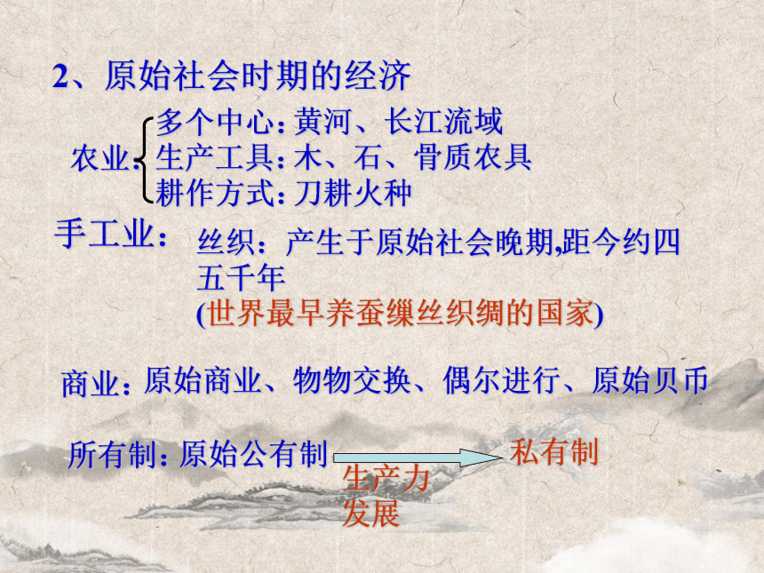 人教版历史（中职）中国古代史：第一章 先秦时期社会概况和文化 课件（96张PPT）