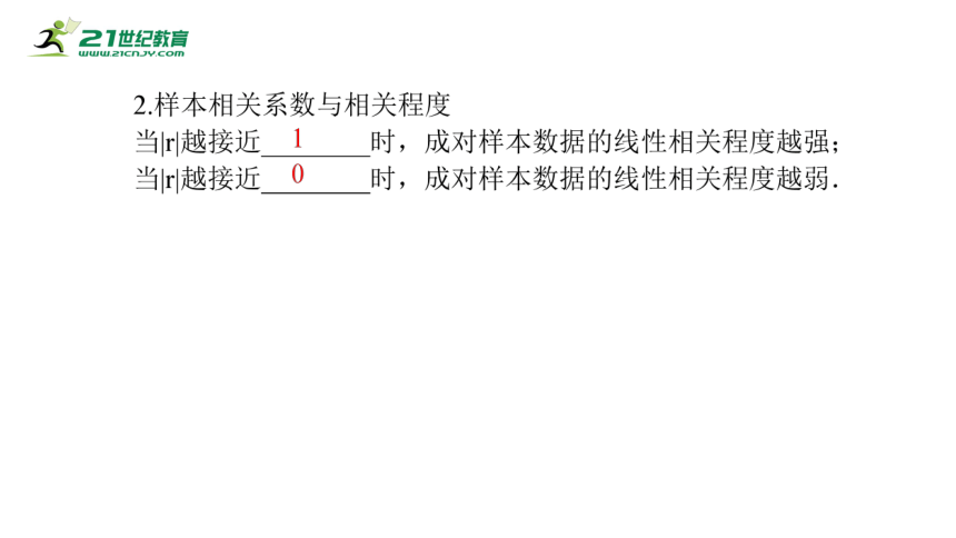 8.1成对数据的统计相关性    课件(共25张PPT)