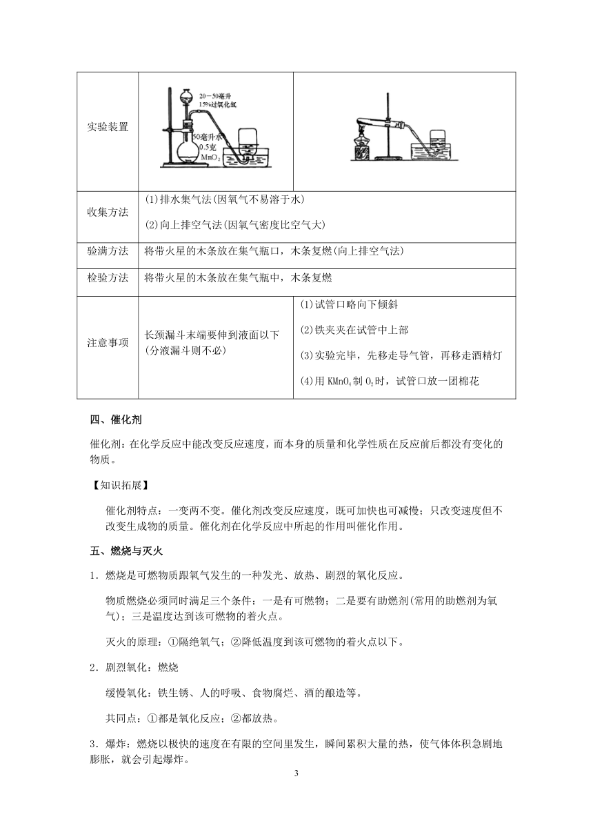 【备考2023】浙教版科学中考第一轮复习--化学模块（三）：氧气的检验、制取和用途【word，含答案解析】