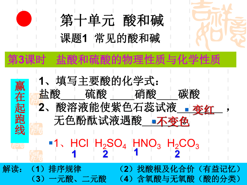 10.1常见的酸和碱课件—2021-2022学年九年级化学人教版下册（34张PPT）