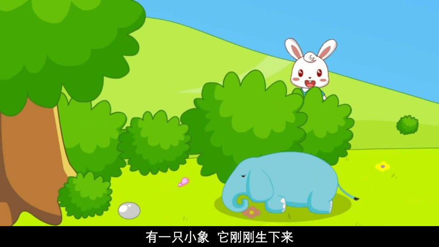 小学生故事《想飞的小象》 素材 (图片)