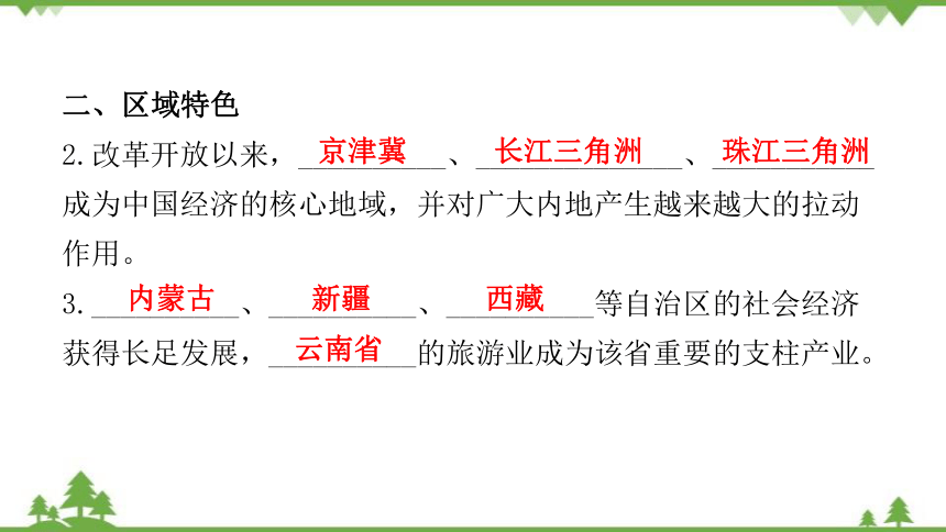 湘教版地理八年级下册 第九章  建设永续发展的美丽中国  习题课件(共28张PPT)