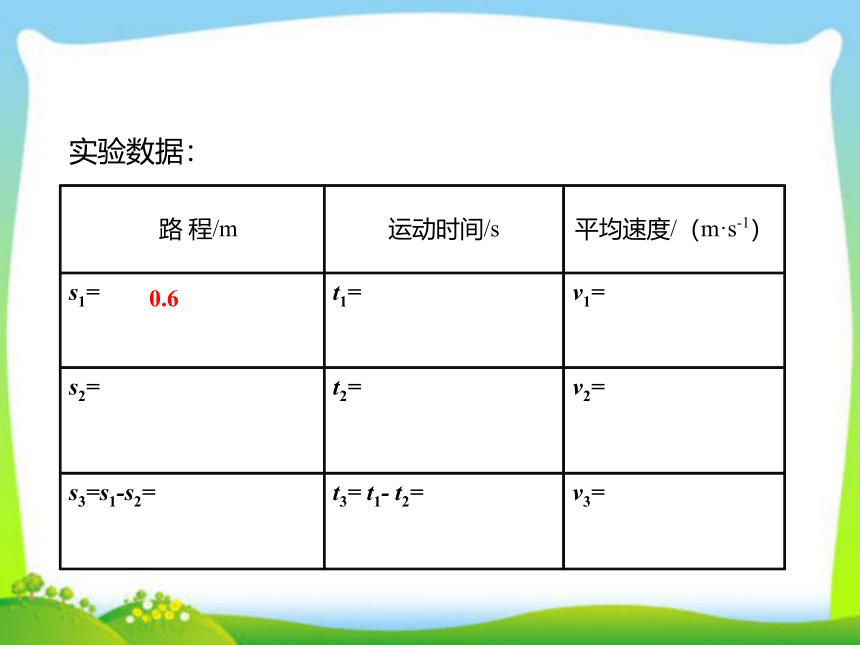 2020人教版八年级上物理课件 第一章 第4节 测量平均速度  21张PPT