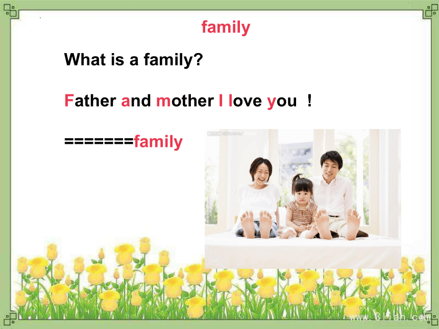 Unit 2 Lesson 12 I Love My Family!课件(共23张PPT)