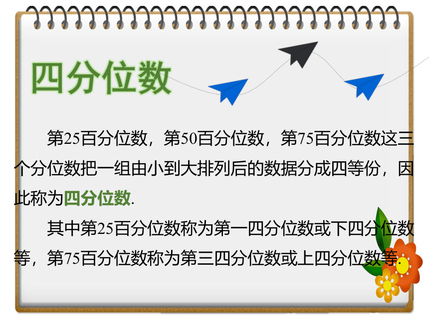 9.2.2 总体百分位数的估计  课件(共21张PPT)-高中数学人教A版（2019）必修第二册