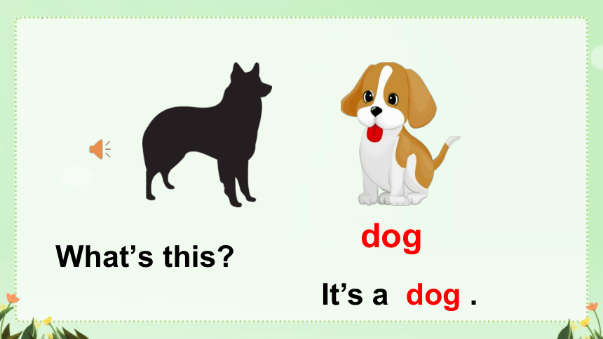 Unit 4 We love animals Part A Let's learn & Let's chant  课件（共15张PPT）