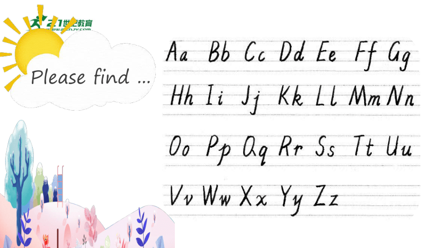 Unit 10 Let's learn the alphabet 课件(共17张PPT)