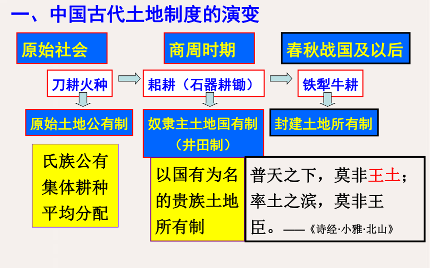 【备考2023】高考历史二轮 古代史部分 中国古代的土地制度和经济政策 -历史系统性针对性专题复习（全国通用）