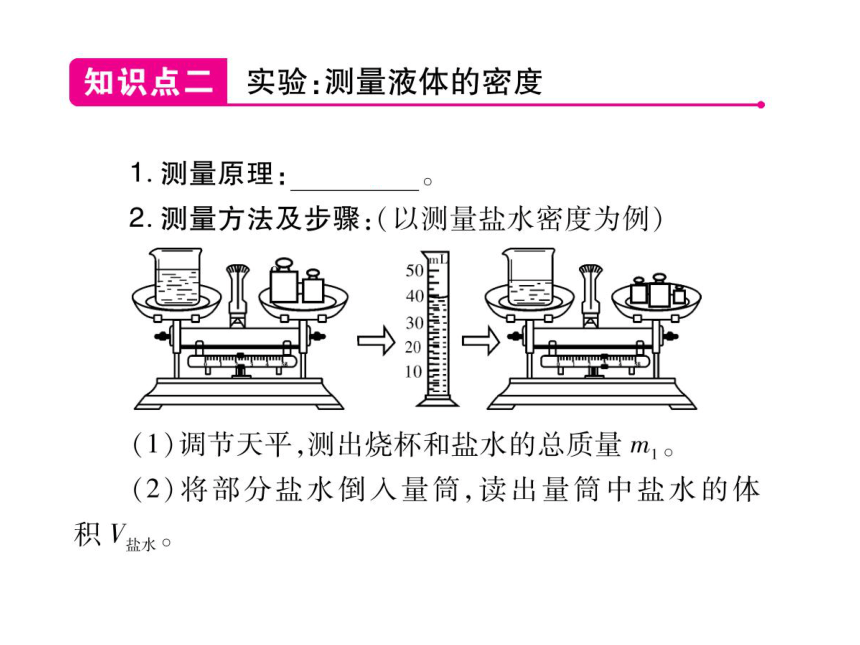 2021-2022学年八年级上册人教版物理习题课件 第六章 第3节 测量物质的密度(共76张PPT)