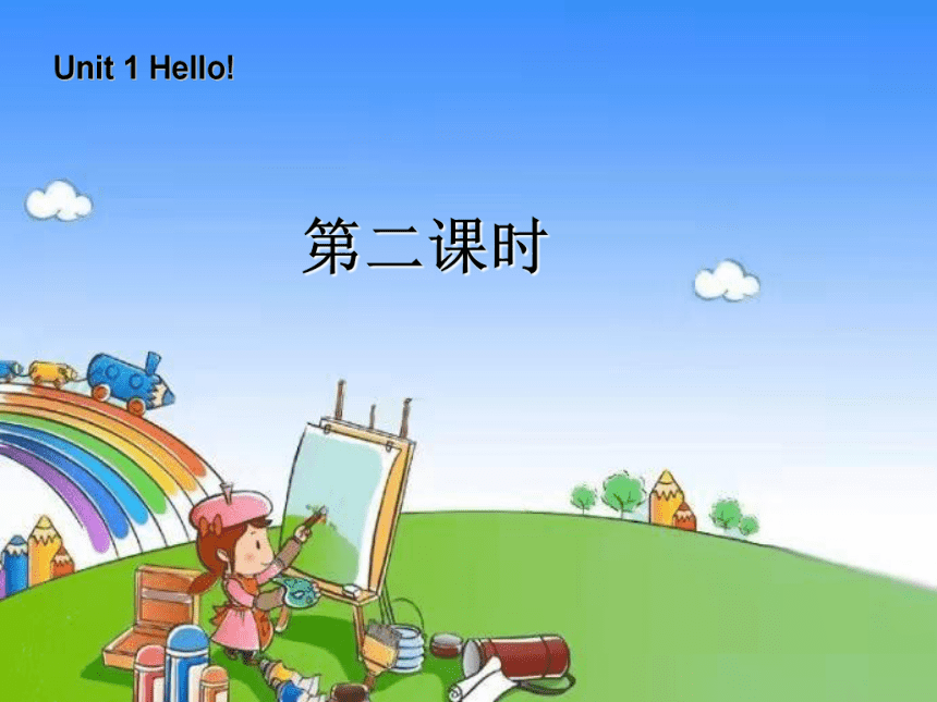 Unit 1 Hello! A Let’s learn 课件(共15张PPT)