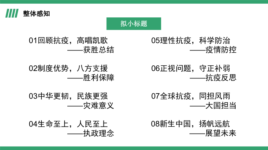 部编版语文选择性必修上册4《在民族复兴的历史丰碑上——2020中国抗疫记》课件(共31张PPT)