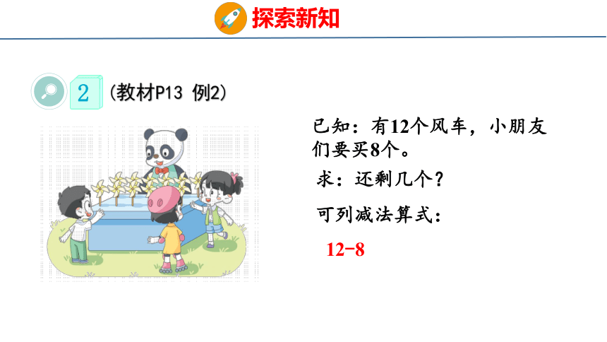 新人教版（2023春）数学一年级下册  2.2 十几减8、7、6  课件(共31张PPT)