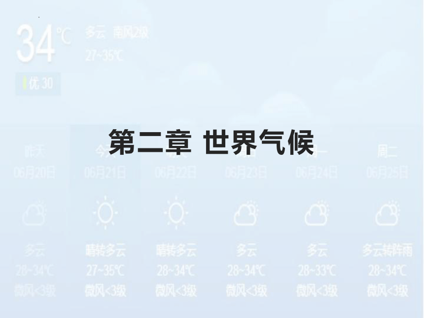 2.1《世界的气温和降水》课件(共70张PPT)2022-2023学年中图版地理八年级上册