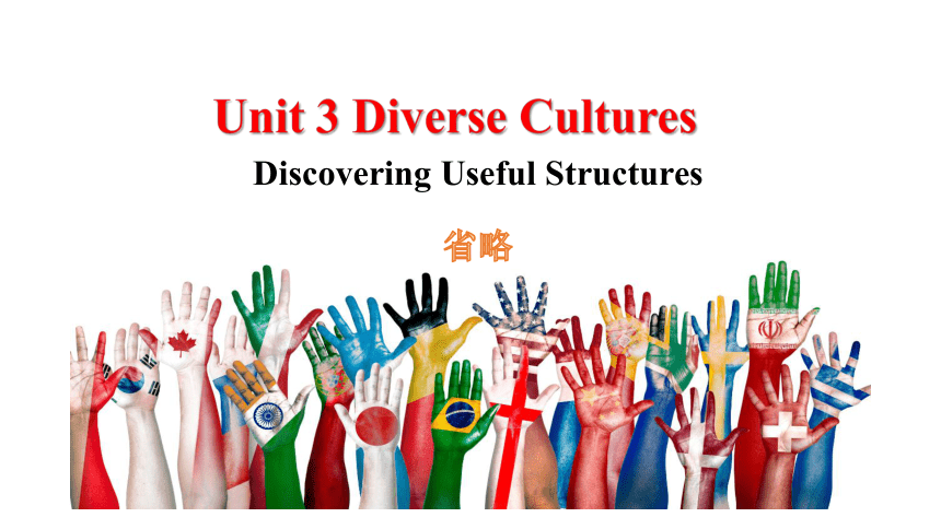 人教版（2019）必修第三册Unit3 Diverse Cultures Discovering Useful Structures 课件(共36张PPT)