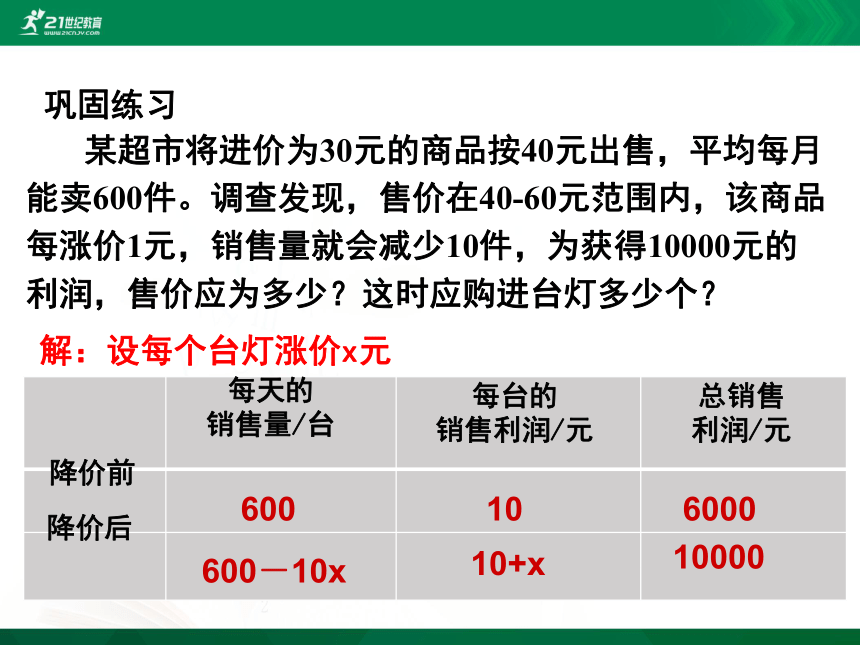 2.6.2 应用一元二次方程 课件(共28张PPT)