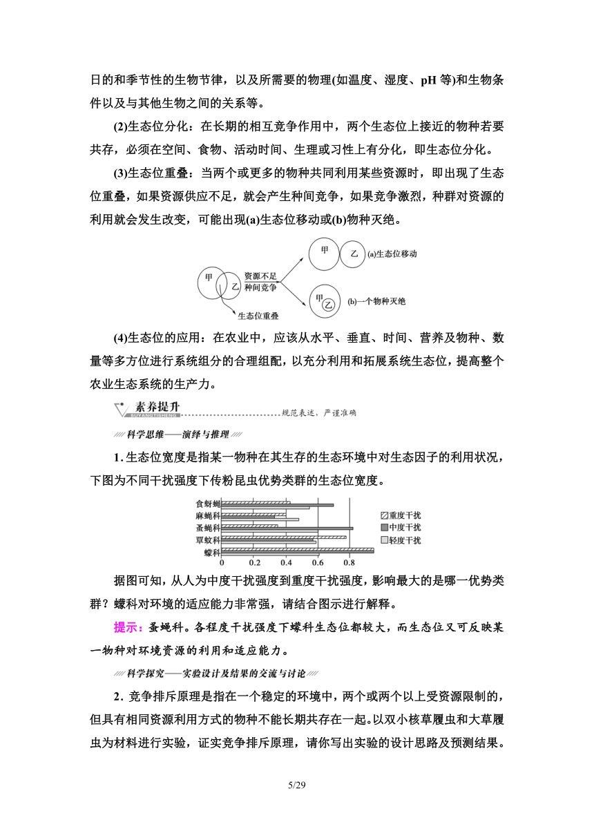 【备考2024】生物高考一轮复习学案：第31讲 群落及其演替(含答案）