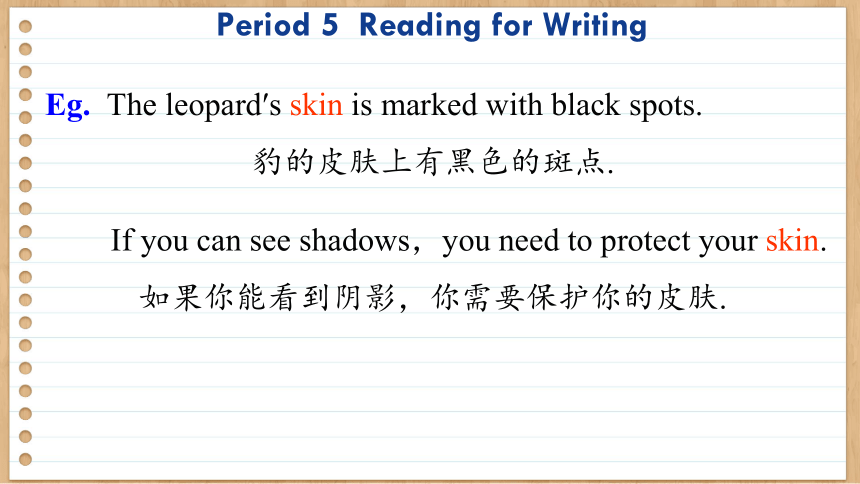 人教版（2019）必修 第二册Unit 2 Wildlife protection Reading for Writing课件(共34张PPT)