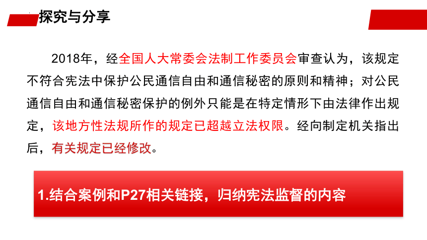 2.2加强宪法监督课件(共30张PPT) 统编版道德与法治八年级下册 (1)