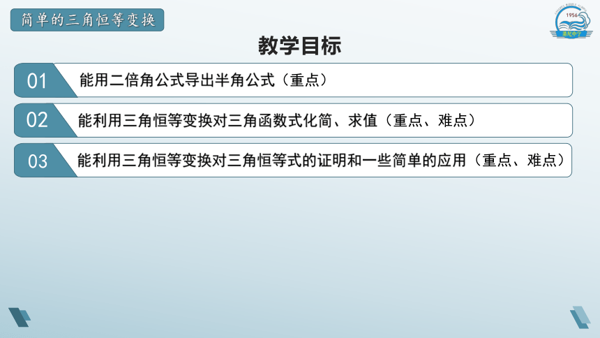 省级教学竞赛获奖课件5.5.2简单的三角恒等变换 课件（共20张PPT）