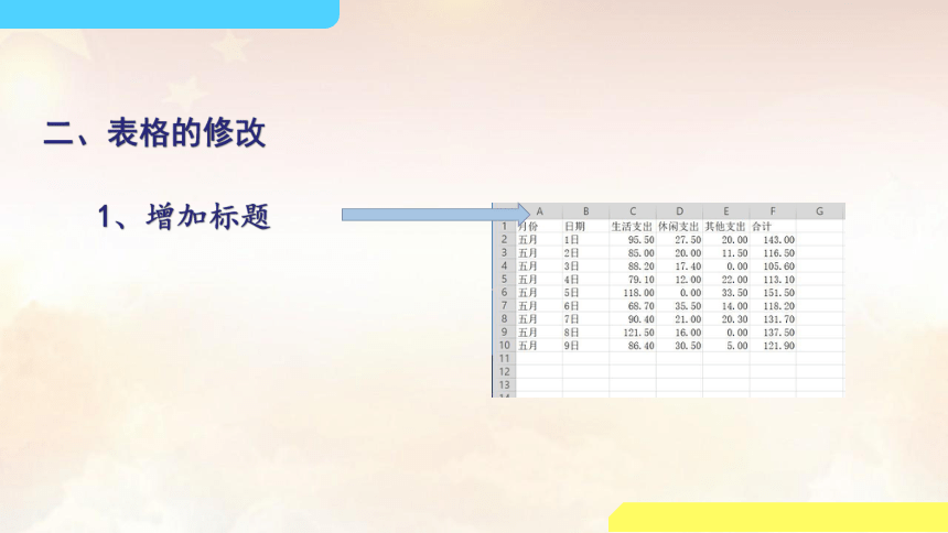 第15课 当家学理财——表格的修改 课件（29张PPT）