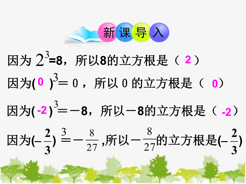 青岛版八年级数学下册 7.6 立方根  课件(共11张PPT)