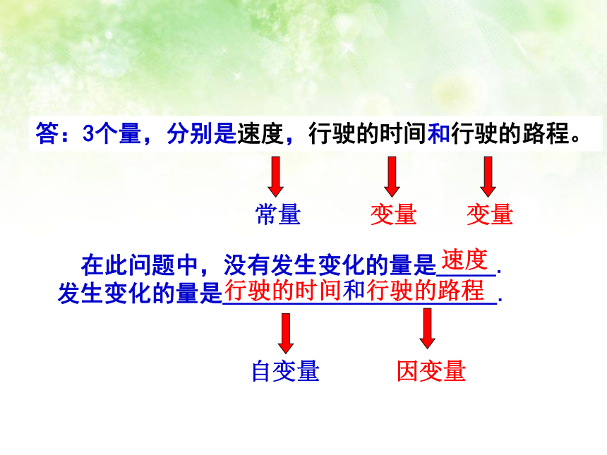 2021—2022学年北师大版数学八年级上册  4.1 函   数 课件（39张）