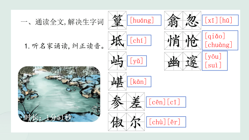 10 小石潭记  第一课时 课件