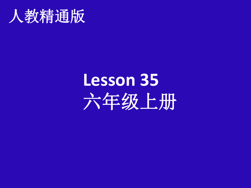 Unit6 There are four seasons in a year.（Lesson35) 课件（26张PPT）