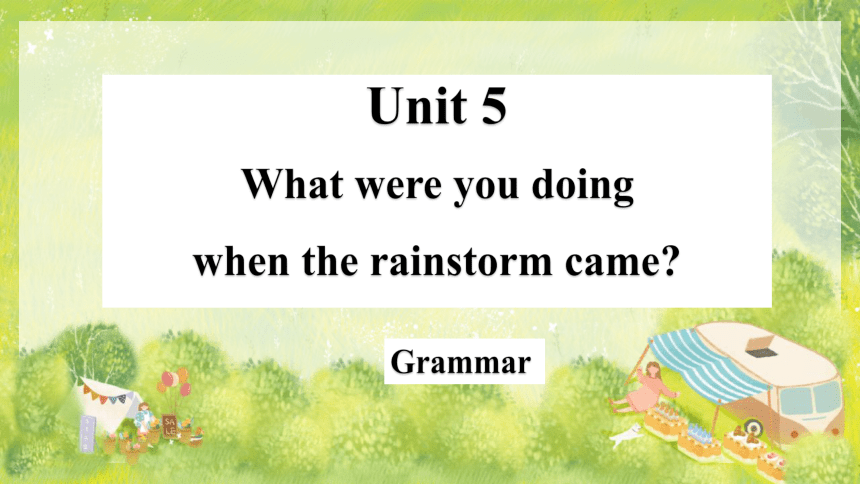 【大单元整合教学】Unit 5 What were you doing when the rainstorm came语法课件