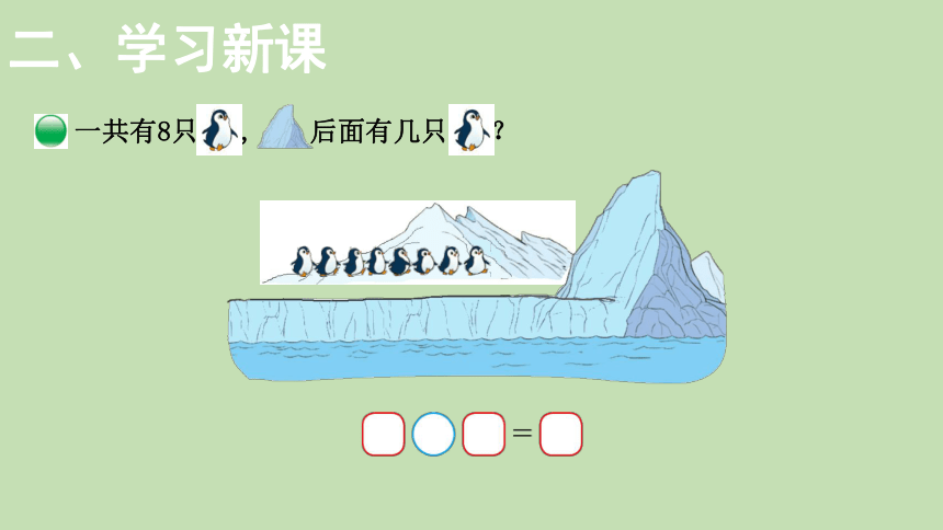 北师大版数学一年级上册3.8可爱的企鹅 课件（20张ppt）