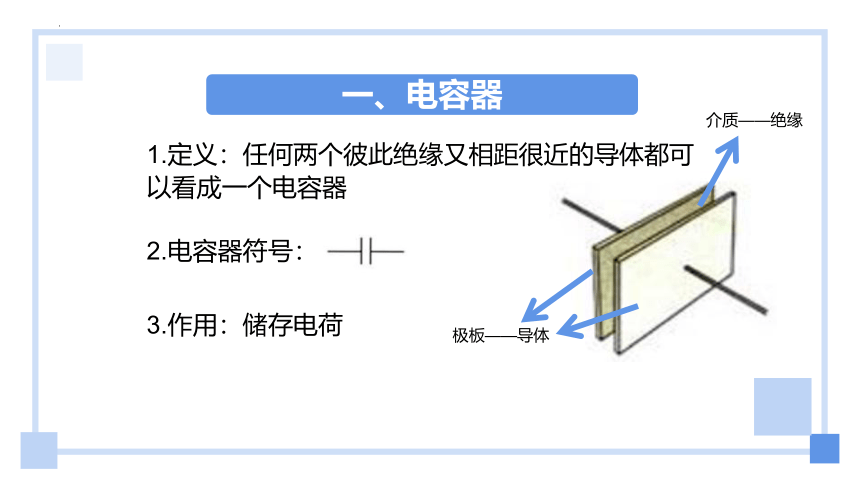 2.5科学探究：电容器 课件-2022-2023学年高二上学期物理鲁科版（2019）必修第三册(共25张PPT)