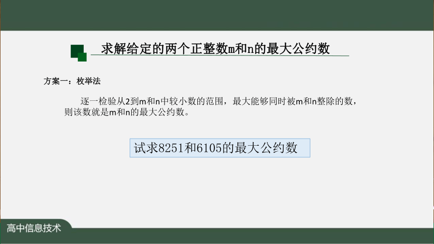 2.3常用算法及其程序实现 课件（共19张PPT）-2022—2023学年高中信息技术华东师大版（2020）必修1