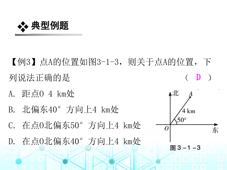 北师大版数学八年级上册习题课件：3.1  确定位置（18张PPT）