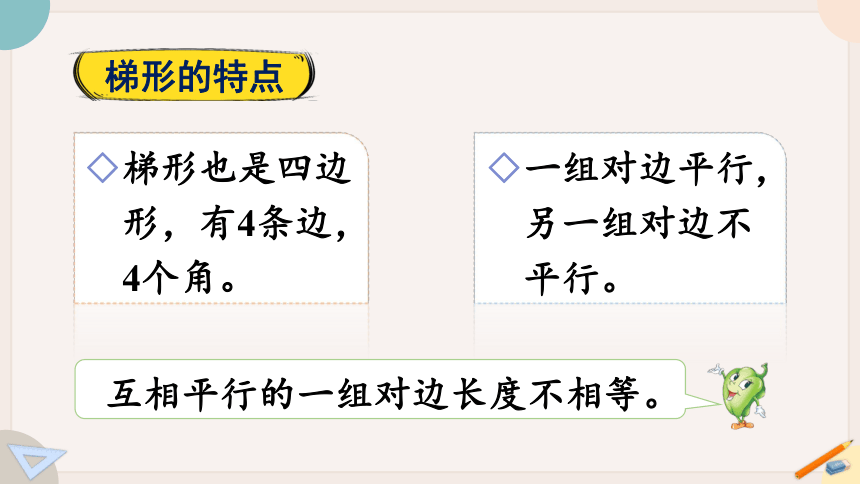 苏教版四年级数学下册7.7认识梯形（教学课件）(共18张PPT)