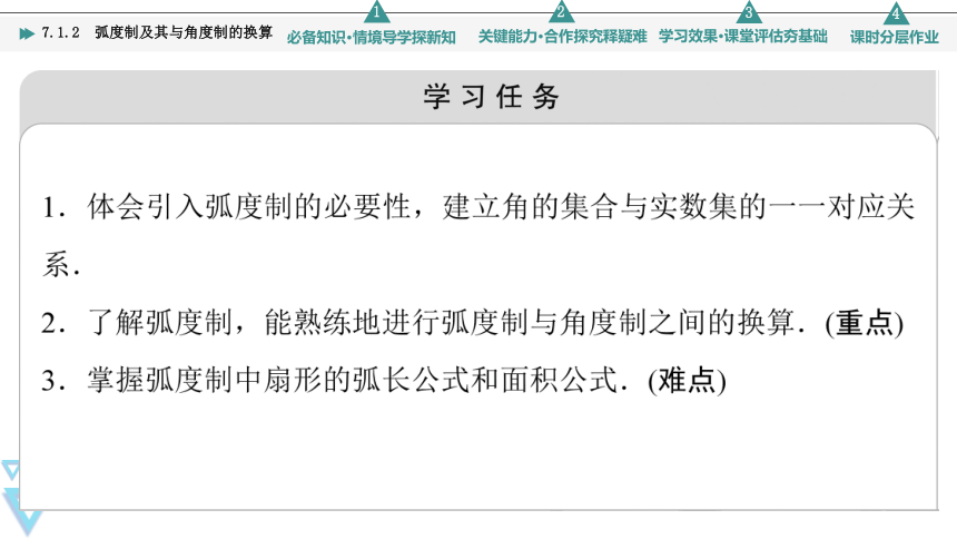 第7章 7.1.2 弧度制及其与角度制的换算 课件（共53张PPT）