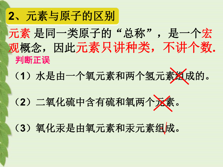 3.3元素课件---2022-2023学年九年级化学人教版上册