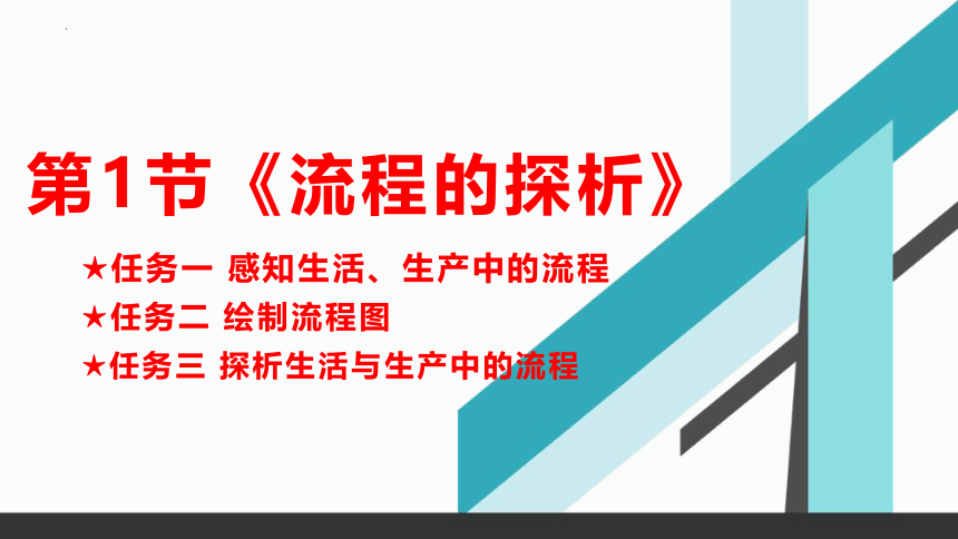 2.1 流程的探析 课件(共40张PPT)-2022-2023学年高中通用技术苏教版（2019）必修《技术与设计2》