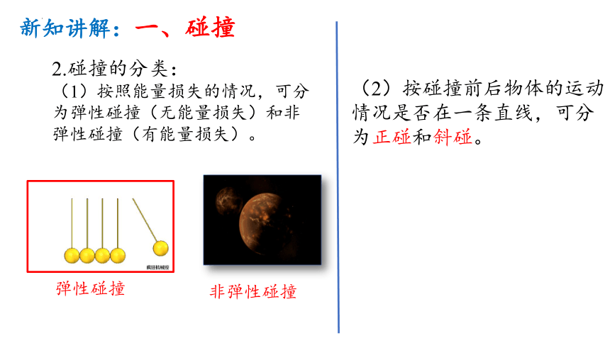 1.5.1弹性碰撞和非弹性碰撞课件(共16张PPT)高二上学期物理人教版（2019）选择性必修第一册