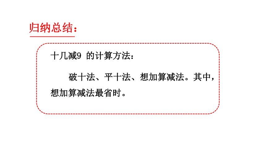 小学数学苏教版一年级下1.1十几减9课件（32张PPT)