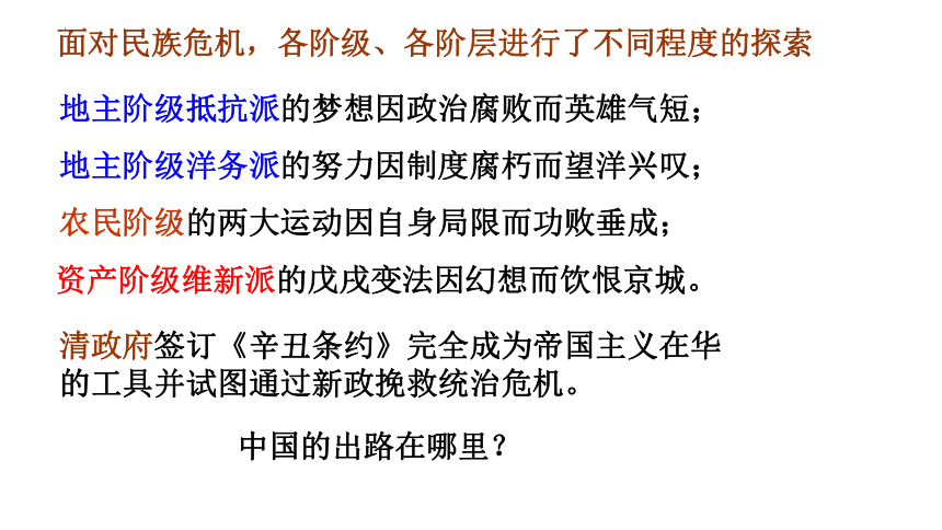 【备考2023】高考历史二轮 近现代史部分  辛亥革命——中国真正意义上的民主革命开端 - 历史系统性针对性专题复习课件（全国通用）(共31张PPT)