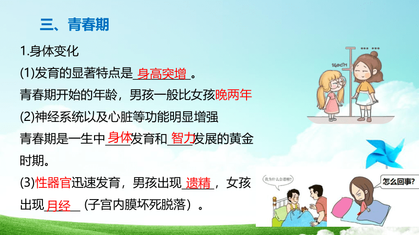 第1章 人的由来 2022-2023学年七年级生物下册单元复习课件（人教版）(共20张PPT)