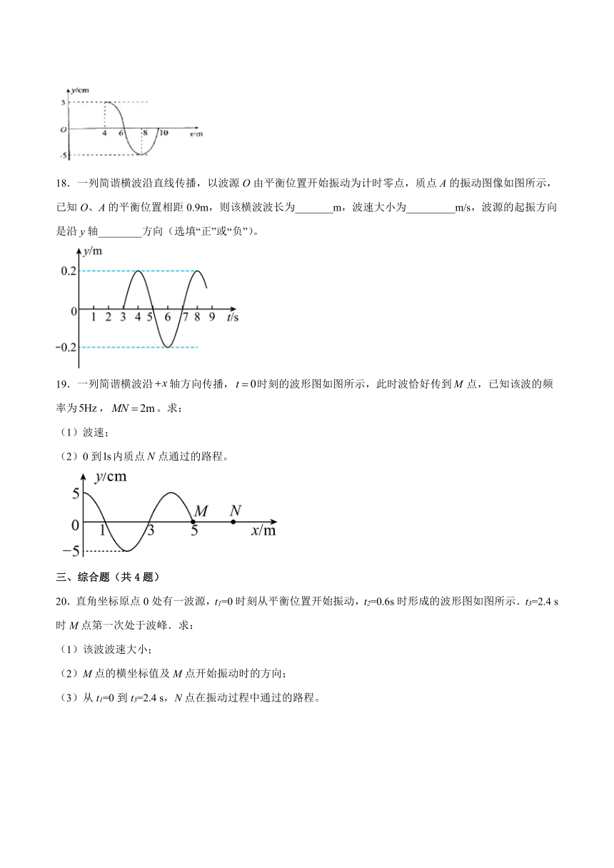 3.2波速与波长、频率的关系同步练习（Word版含答案）