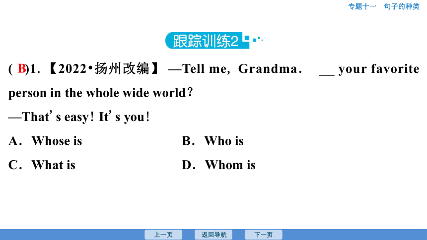 2023年广东中考英语复习--专题11  句子的种类 课件（37张）