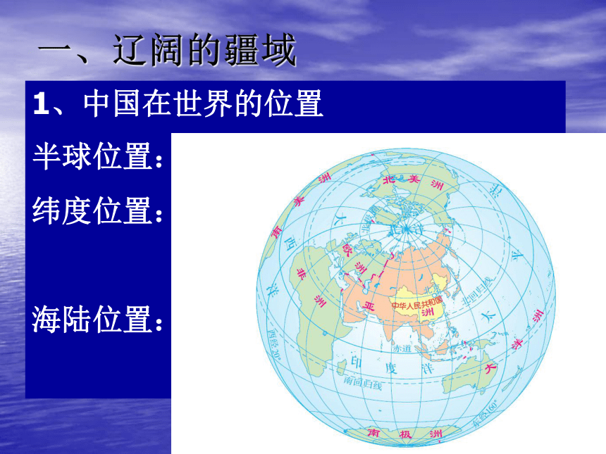 1辽阔的疆域 课件（16张PPT）