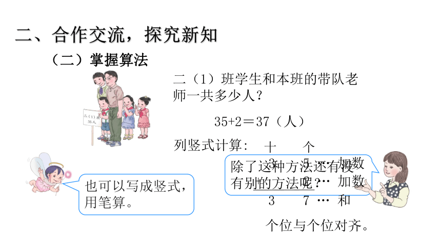 人教版小学二年级数学  100以内的加法和减法  不进位加  课件（共16张PPT）