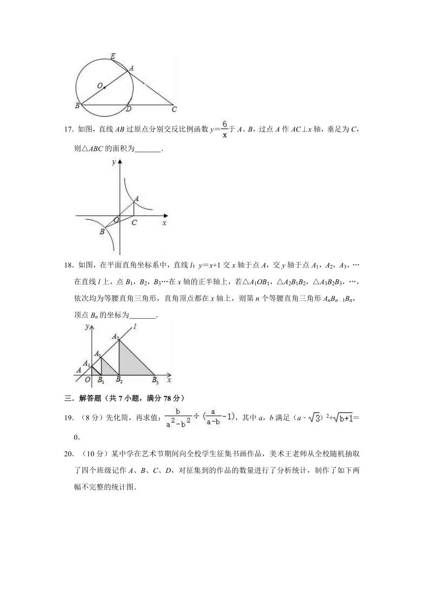 2020-2021学年鲁教版（五四 版）九年级下册数学期中复习试卷1（word版含解析）