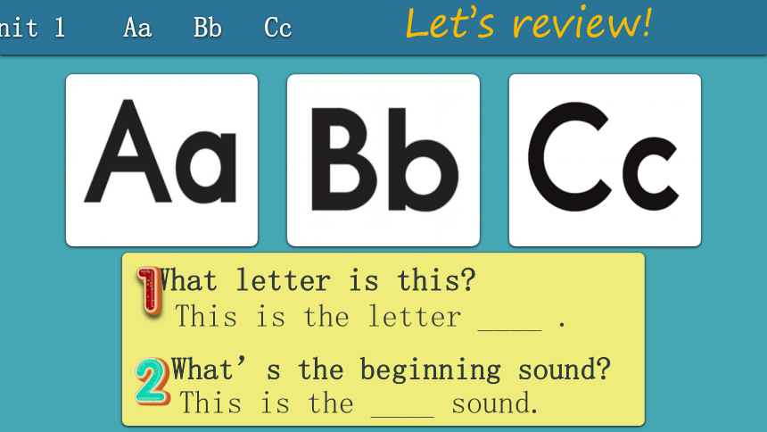 小学英语 oxford phonics（自然拼读）Unit 1 Aa Bb Cc-- 课件(共10张PPT)