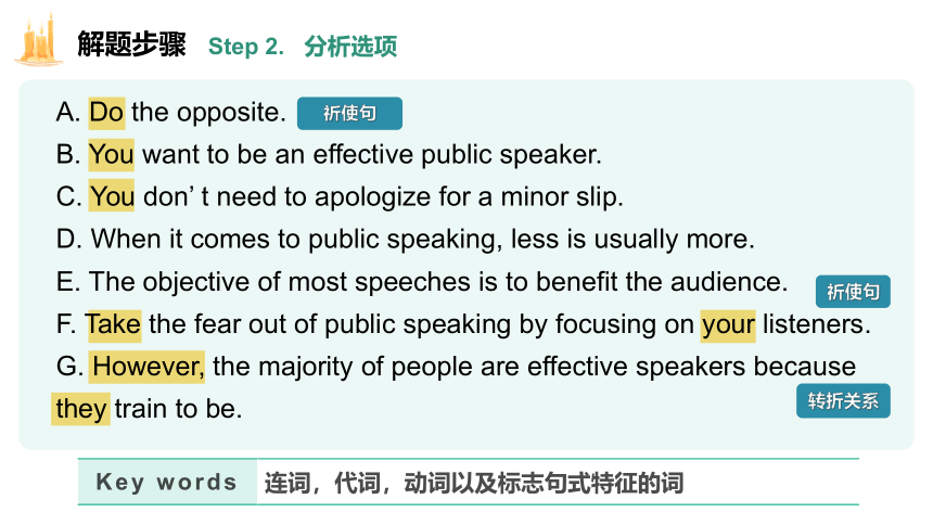 2023届高三英语二轮复习七选五专题课件（说明文人与社会2之高阶）课件（36张ppt)