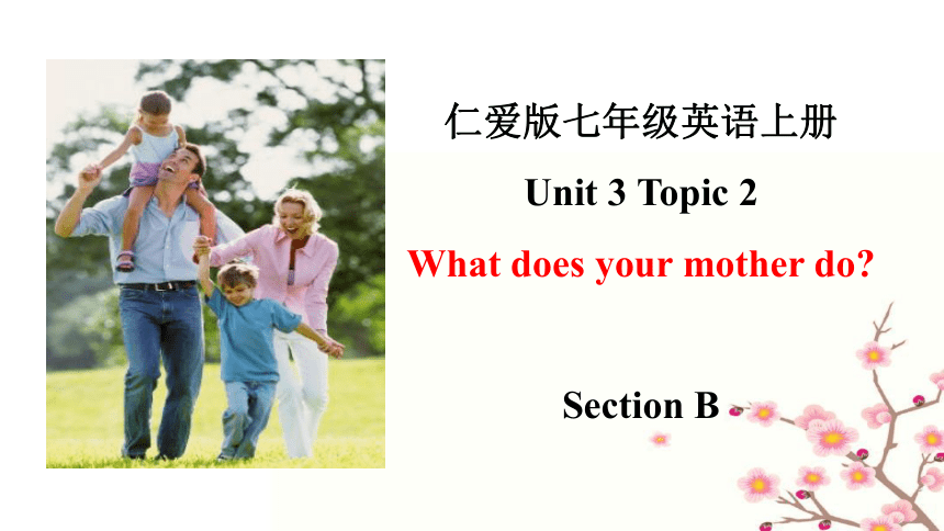 Unit 3 Topic 2 What do your parents do? Section B 课件(共19张PPT，内嵌音频)仁爱版英语七年级上册