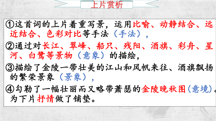 《桂枝香 金陵怀古》课件（31张PPT）2020-2021学年统编版高中语文必修下册古诗词诵读